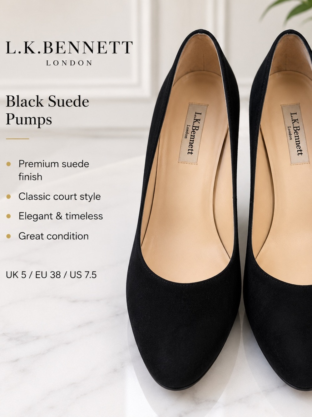 LK Bennett Black Heels